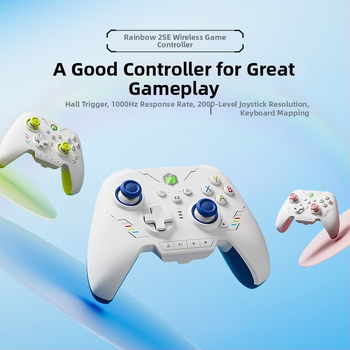 Bezdrôtový herný ovládač pre PC a Android, Type-C, vibrácie, ABS telo, 400 g