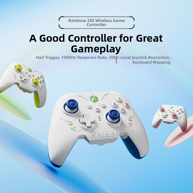 Bezdrôtový herný ovládač pre PC a Android, Type-C, vibrácie, ABS telo, 400 g