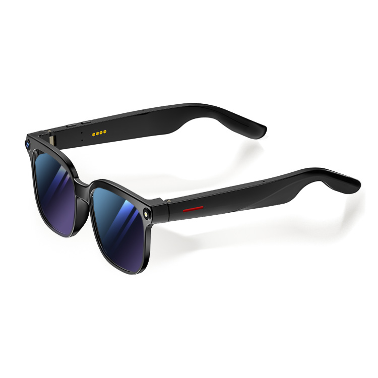 Inteligentné okuliare s 8MP kamerou so stabilizáciou na fotografovanie a nahrávanie videa; AI preklad; AI rozpoznávanie objektov; Bluetooth hudba a hovory