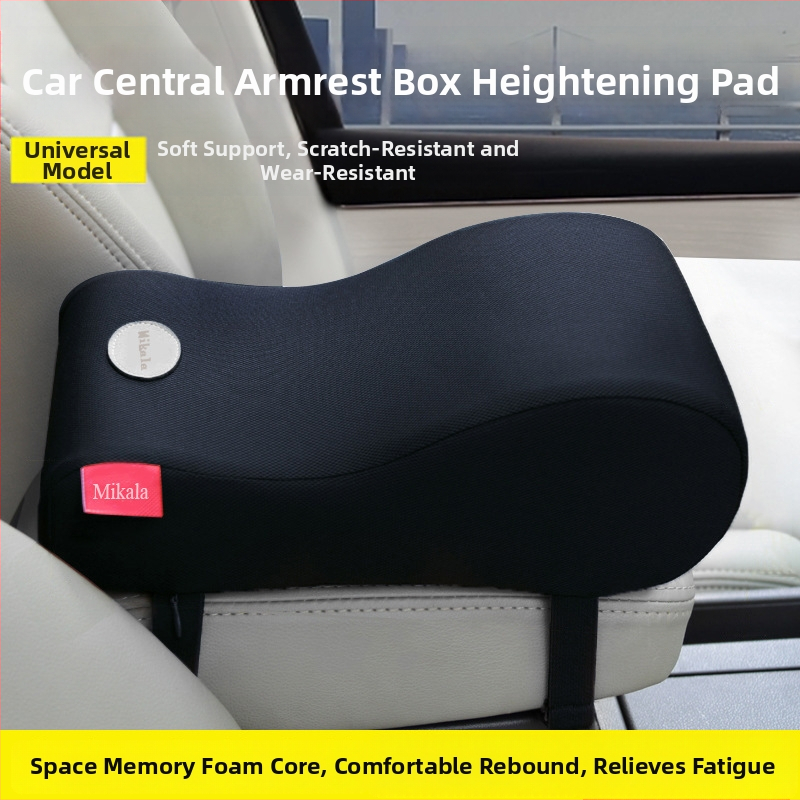 Mikala Univerzálne vankúš pre lakťovú skrinku auta – model X503, polyester, pamäťová pena s pomalým návratom, tlačené logo