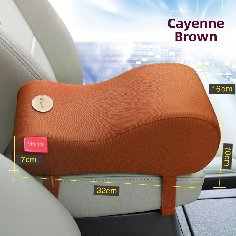 Mikala Univerzálne vankúš pre lakťovú skrinku auta – model X503, polyester, pamäťová pena s pomalým návratom, tlačené logo