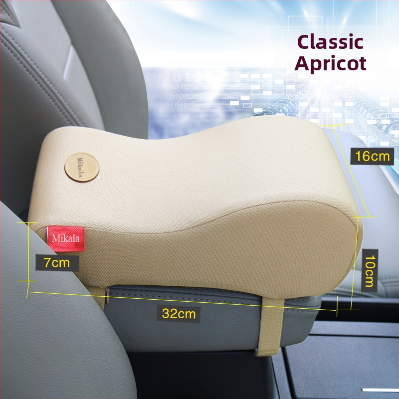 Mikala Univerzálne vankúš pre lakťovú skrinku auta – model X503, polyester, pamäťová pena s pomalým návratom, tlačené logo