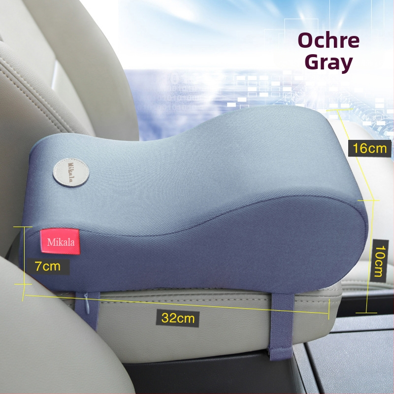 Mikala Univerzálne vankúš pre lakťovú skrinku auta – model X503, polyester, pamäťová pena s pomalým návratom, tlačené logo