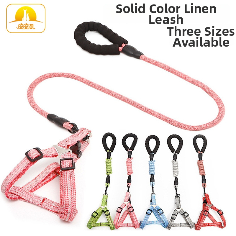 Pipitao nastaviteľný ľanový hrudný remienok pre psa