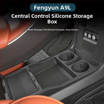 Silikónová protišmyková vložka pre dolný skladovací priestor stredovej konzoly, vodovzdorná, kompatibilná s Fengyun A9L