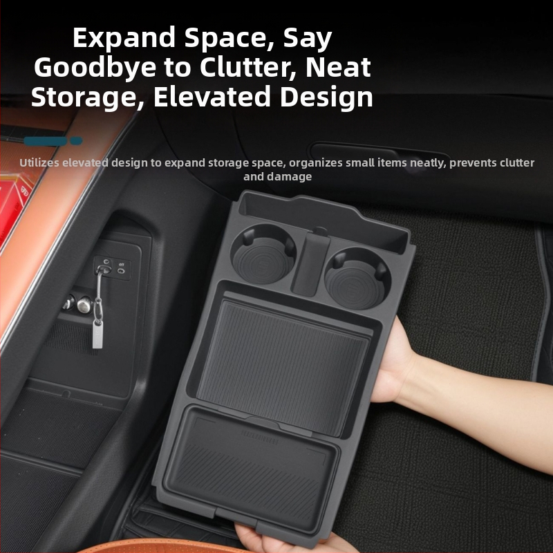 Silikónová protišmyková vložka pre dolný skladovací priestor stredovej konzoly, vodovzdorná, kompatibilná s Fengyun A9L