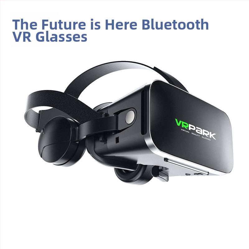 VRPARK-J50 Gudras VR brilles ar 3D spēlēm, Bluetooth austiņas, panorāmas VR, kustības sekošana