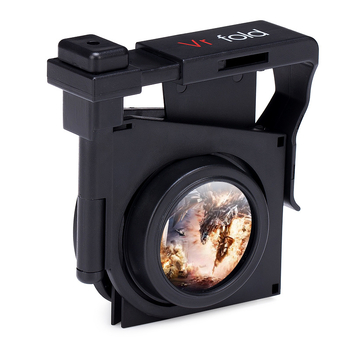 VRFOLD V1 saliekamās VR brilles, 1080P izšķirtspēja, NTSC video ievade, AVI/MPEG/WMV/MPG formāti, sveķu materiāls