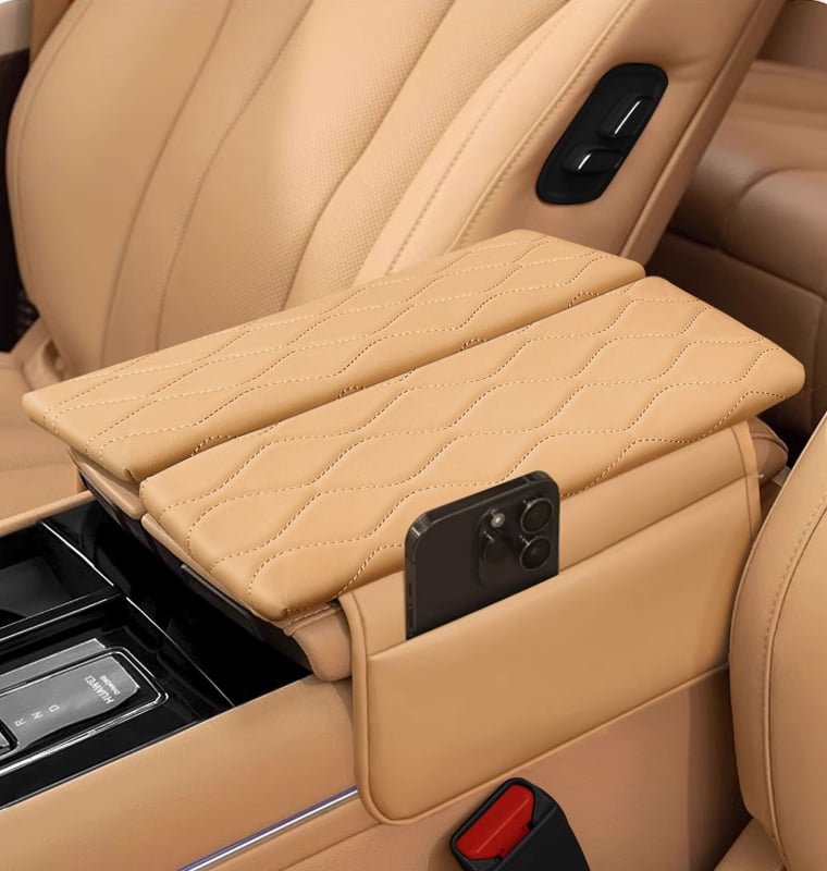 Hui Li kožni podizač naslona za ruku za Wenjie M5, središnja konzola, dekorativni zaštitni pokrov