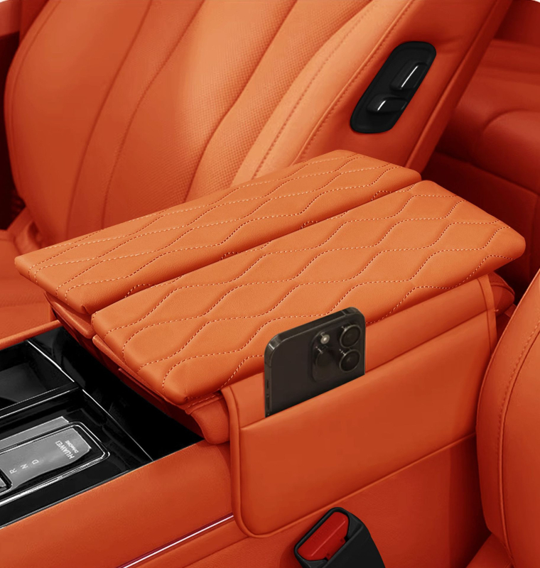 Hui Li kožni podizač naslona za ruku za Wenjie M5, središnja konzola, dekorativni zaštitni pokrov