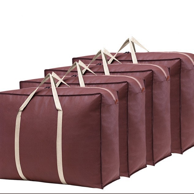 Κυβοειδείς, αδιάβροχες τσάντες αποθήκευσης από μη υφαντό ύφασμα, μοντέλο 69-96, για παπλώματα, ρούχα, είδη υγιεινής και βρώμικα ρούχα — μεγάλη χωρητικότητα, μετακόμιση/πακετάρισμα, σετ 100 τεμάχια.