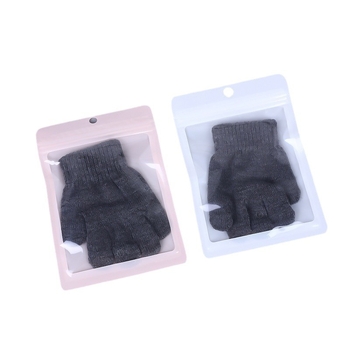 CPP-PET композитен самозатварящ се плик за опаковки с холографен прозрачен слой, удебелен дизайн, подходящ за бижута и подаръци