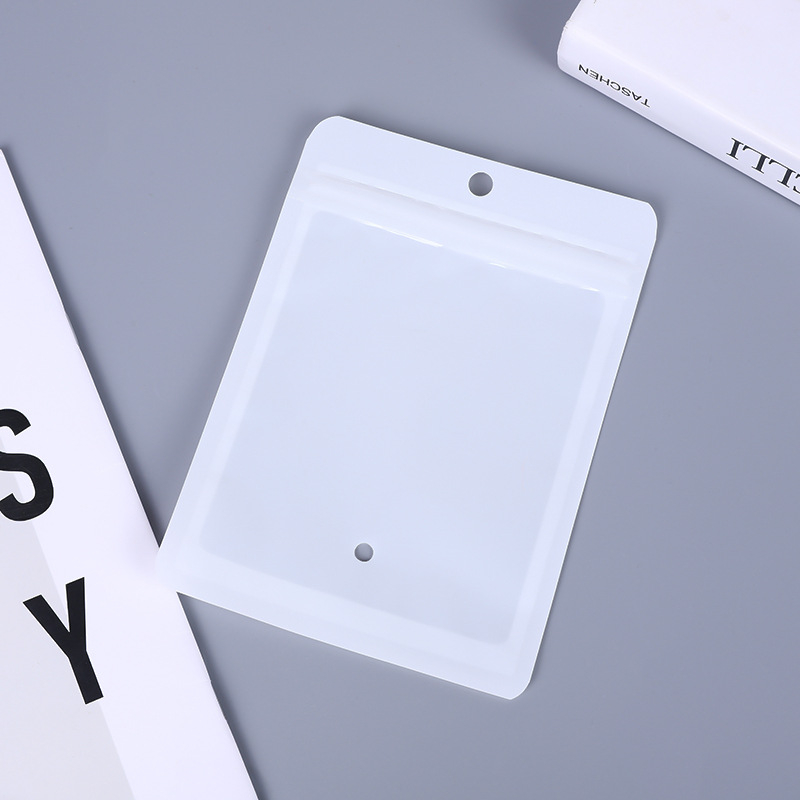 CPP-PET композитен самозатварящ се плик за опаковки с холографен прозрачен слой, удебелен дизайн, подходящ за бижута и подаръци