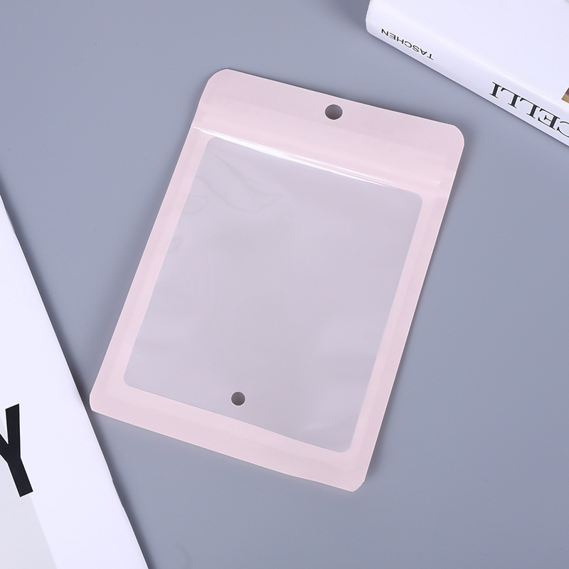 CPP-PET композитен самозатварящ се плик за опаковки с холографен прозрачен слой, удебелен дизайн, подходящ за бижута и подаръци