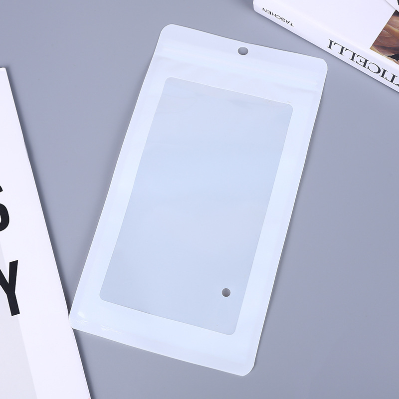 CPP-PET композитен самозатварящ се плик за опаковки с холографен прозрачен слой, удебелен дизайн, подходящ за бижута и подаръци