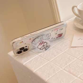 Калъф за iPhone 14 Pro Max, TPU материал, боядисан дизайн, карикатурен стил, анти падане