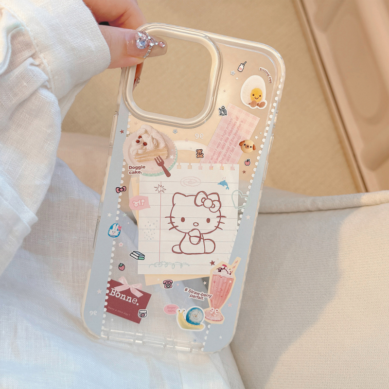 Калъф за iPhone 14 Pro Max, TPU материал, боядисан дизайн, карикатурен стил, анти падане