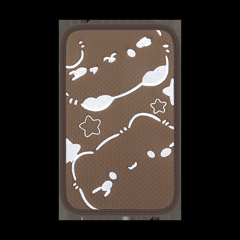 Jastučnica za naslon ruke automobila s mačjom izšivkom, univerzalna za sve sezone, središnji naslon, prilagodljiva Jun Zichen