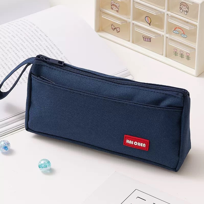 Torbica za olovke za djevojčice - materijal s cvjetnim svilenim uzorkom, univerzalni stil, pohrana školskog pribora