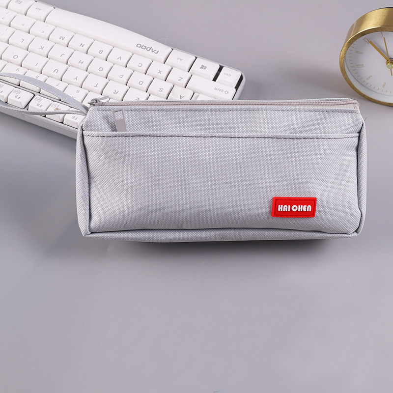 Torbica za olovke za djevojčice - materijal s cvjetnim svilenim uzorkom, univerzalni stil, pohrana školskog pribora