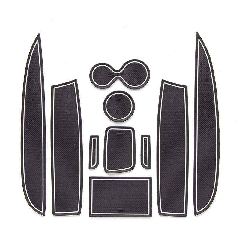 Unutarnja podloga za Renault Clio 4 s držačem čaše i prostorom za naslon na ruku, PVC, prilagodba dostupna, bez logotipa