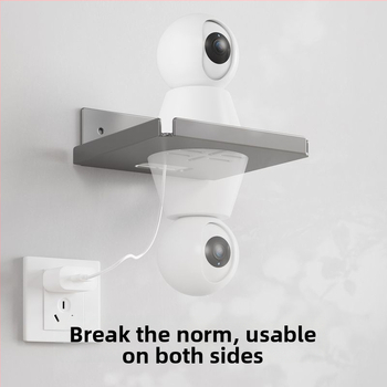 Sienas plaukts kamerai un maršrutētāja augšējai kastītei ar PTZ stiprinājumu — iekštelpu un āra lietošanai; materiāls: Q235 tērauds; uzstādīšana: sienas stiprinājums