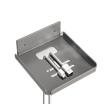 Sienas plaukts kamerai un maršrutētāja augšējai kastītei ar PTZ stiprinājumu — iekštelpu un āra lietošanai; materiāls: Q235 tērauds; uzstādīšana: sienas stiprinājums