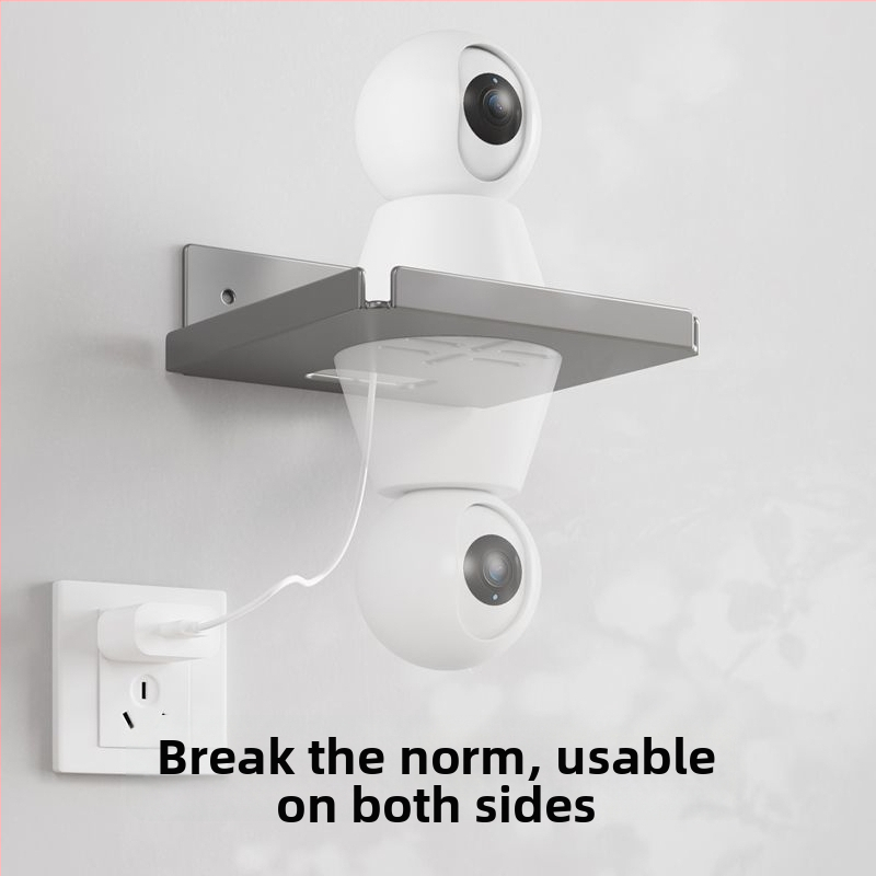 Стенно монтирана полица за камера и рутер топ-бокс с PTZ държач — за вътрешно и външно използване; монтаж: стена; материал: Q235 стомана