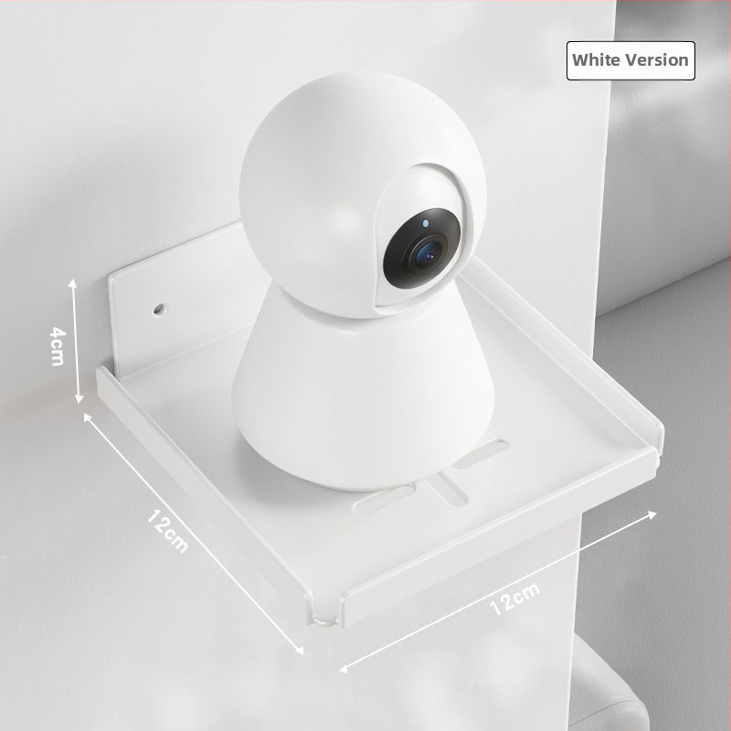 Sienas plaukts kamerai un maršrutētāja augšējai kastītei ar PTZ stiprinājumu — iekštelpu un āra lietošanai; materiāls: Q235 tērauds; uzstādīšana: sienas stiprinājums