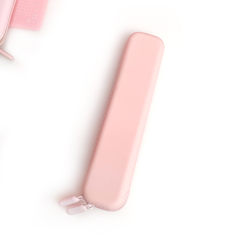 Θήκη μολυβιών από σιλικόνη, στυλ μακαρόν, για μαθητές δημοτικού, unisex, Μάρκα: Glera