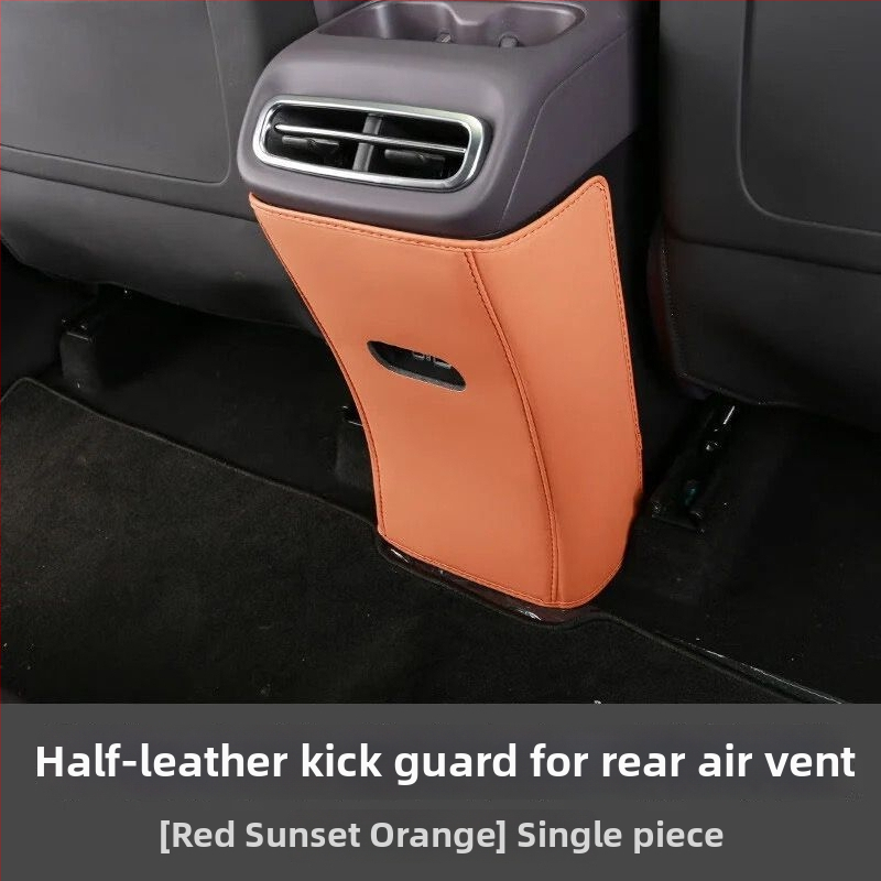 Кожено покритие за задната седалка против ударни натискания с джоб за съхранение и защита от износване за Leapmotor C10