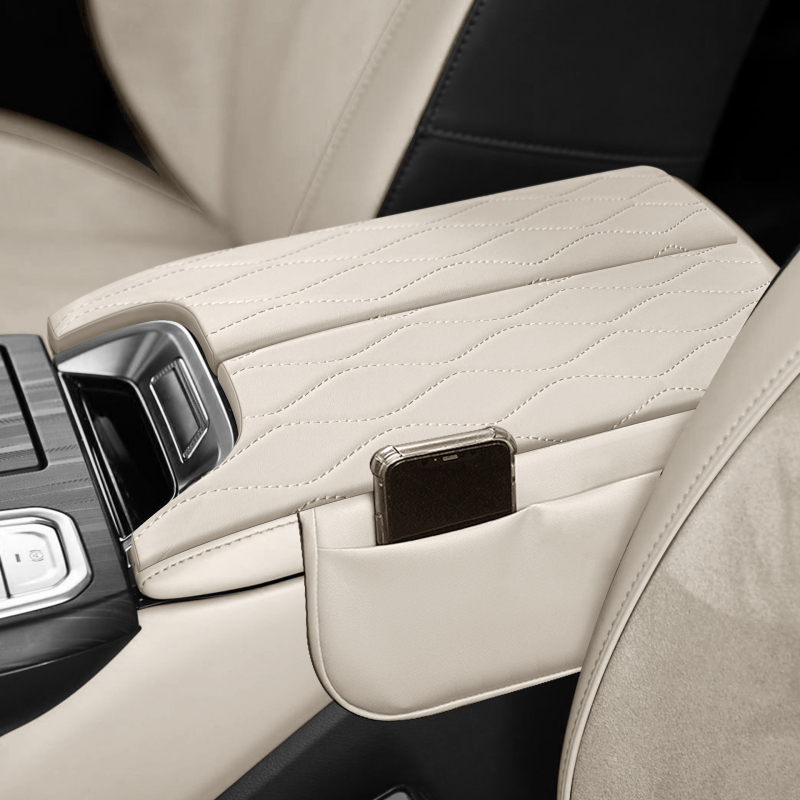 Подлакътник на централна конзола: повдигаща подложка с джоб за съхранение – декоративен предпазен калъф за Wei Brand Mocha Latte; Материал: Друг; Марка: Друга; Подходящи модели: Wei Brand Mocha Latte