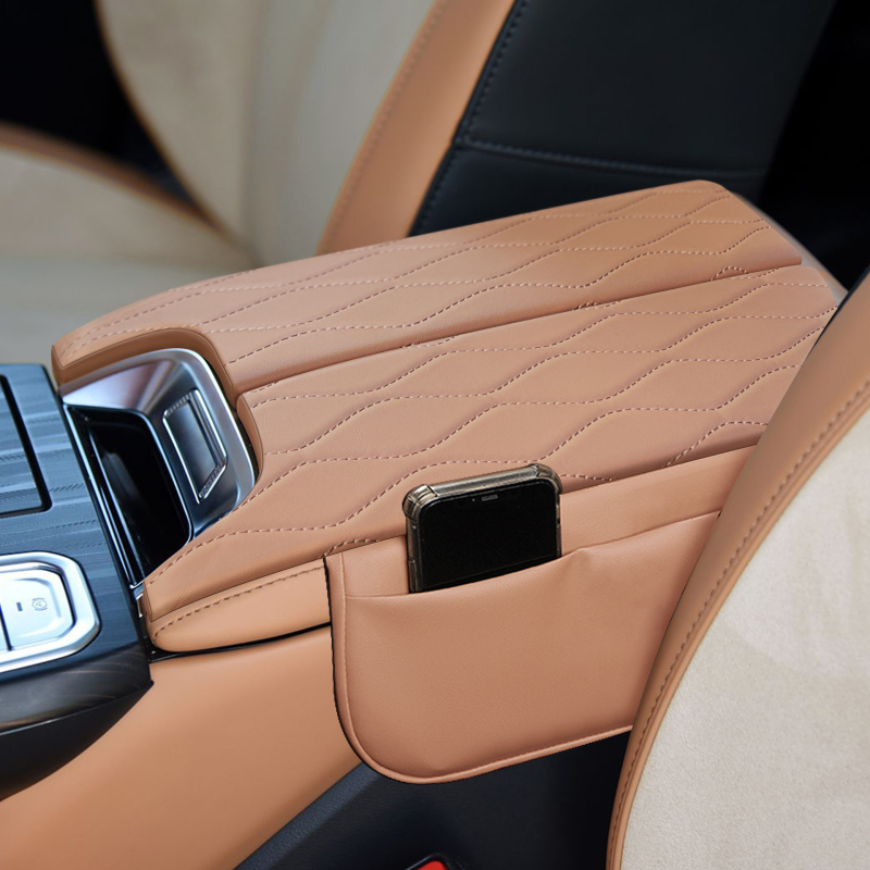 Подлакътник на централна конзола: повдигаща подложка с джоб за съхранение – декоративен предпазен калъф за Wei Brand Mocha Latte; Материал: Друг; Марка: Друга; Подходящи модели: Wei Brand Mocha Latte