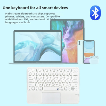 Bluetooth tipkovnica za laptop i tablet, 12,9 inča, ultra-tanka, bežična, prenosna, u stilu light punk