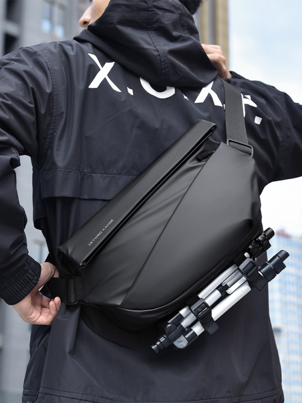 Geantă crossbody pentru bărbați HACIN/Hanchi, stil stradal, țesătură Oxford, impermeabil