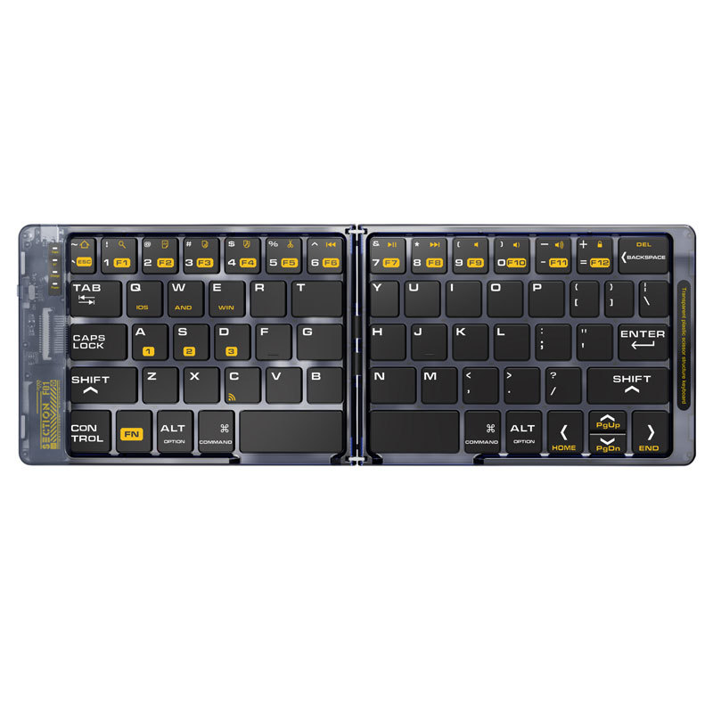 Bežična tipkovnica F01 s Bluetoothom, ergonomski dizajn, mogućnost tiskanja logotipa, težina 174 g