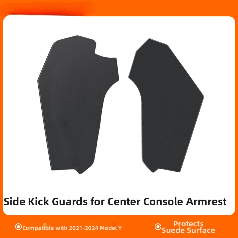 Централна конзолна антиударна подложка за Tesla Model Y, версия 3, със странични панели, изработена от TPE, едночастова, персонализируема