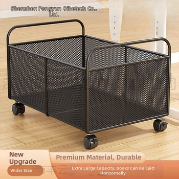 Шкаф за книги под бюрото, подвижен, хартиен материал, капацитет 1000 л или повече