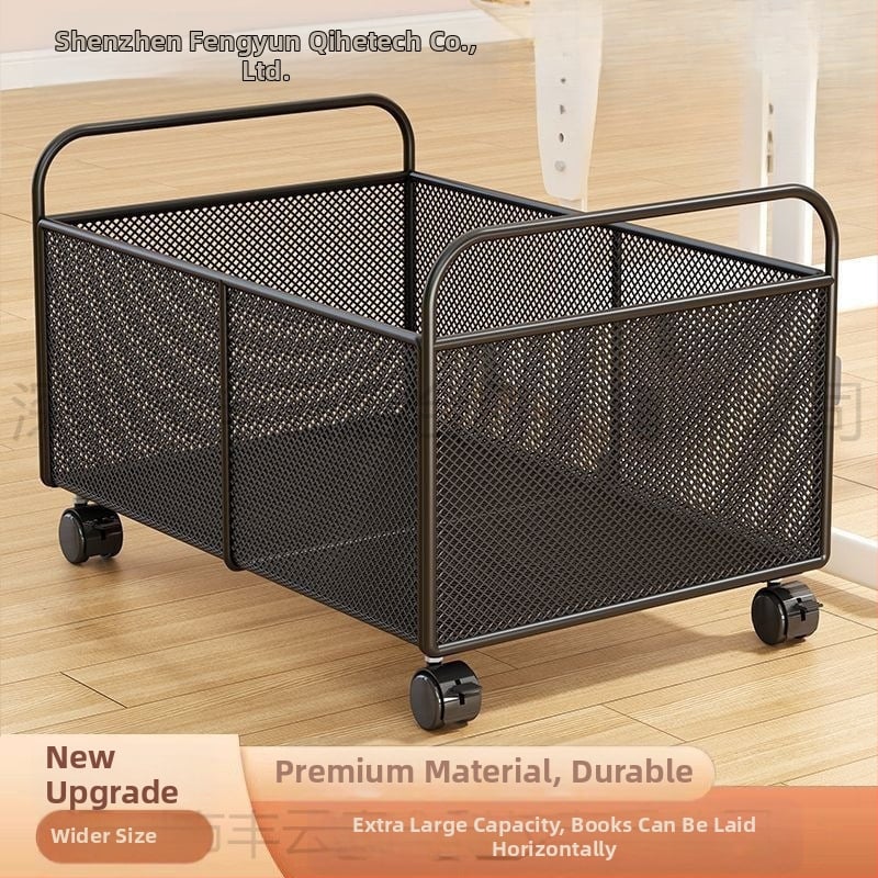 Шкаф за книги под бюрото, подвижен, хартиен материал, капацитет 1000 л или повече