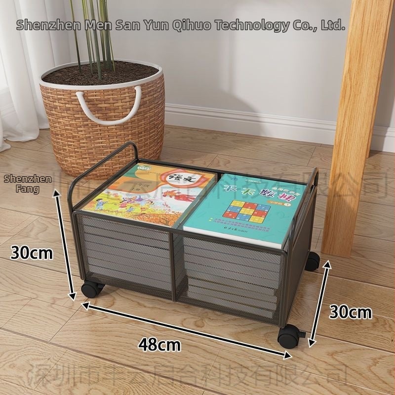 Шкаф за книги под бюрото, подвижен, хартиен материал, капацитет 1000 л или повече