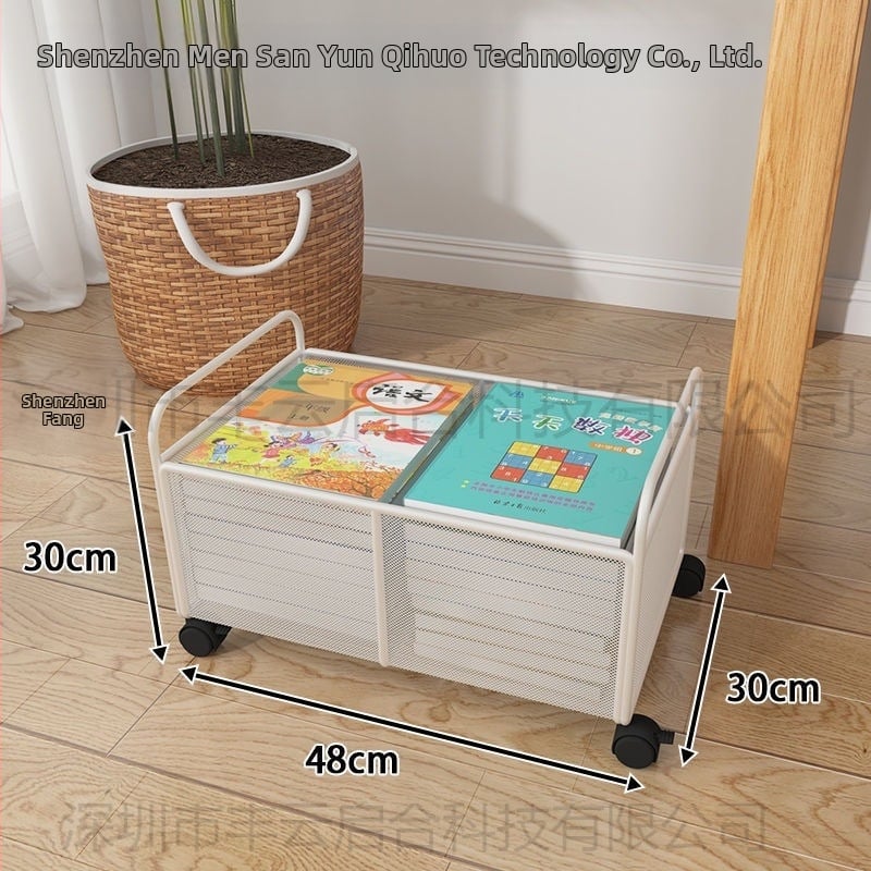 Шкаф за книги под бюрото, подвижен, хартиен материал, капацитет 1000 л или повече