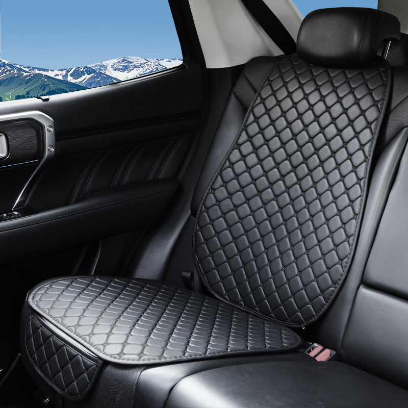 Антихлъзгаща подложка за автомобилно детско седло, кожена, универсална, удебелена, защитна подложка