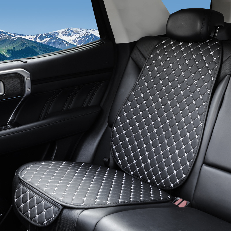 Антихлъзгаща подложка за автомобилно детско седло, кожена, универсална, удебелена, защитна подложка