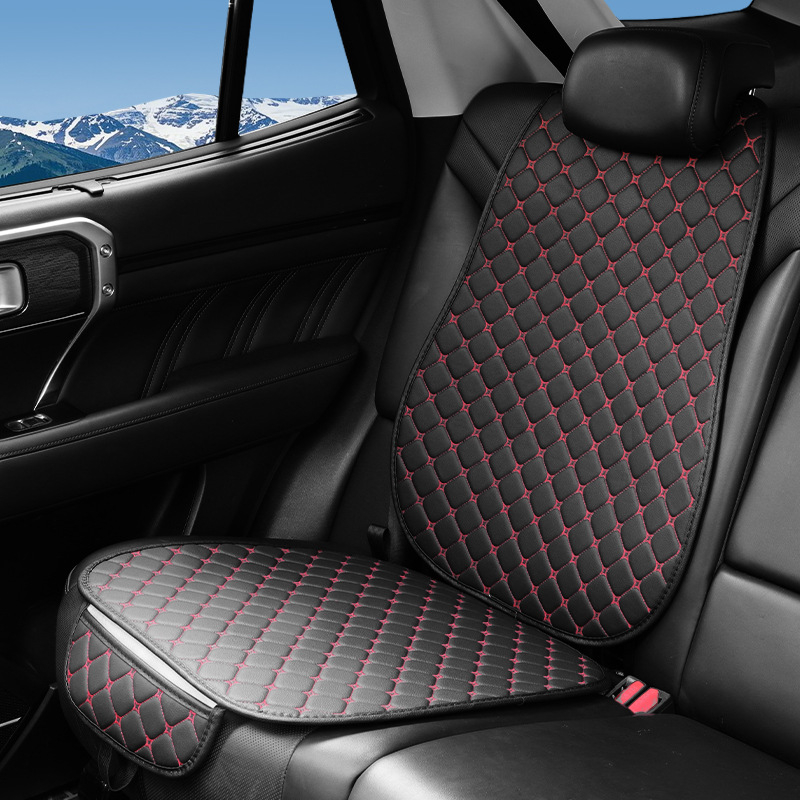 Антихлъзгаща подложка за автомобилно детско седло, кожена, универсална, удебелена, защитна подложка