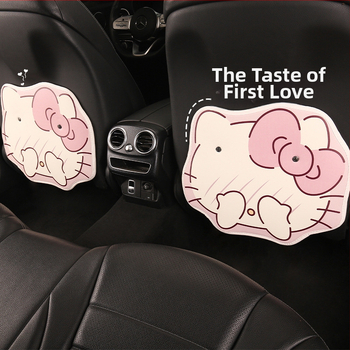 Задна подложка за автомобилна седалка – универсална, PU материал, пяна, snap-on, карикатурен дизайн