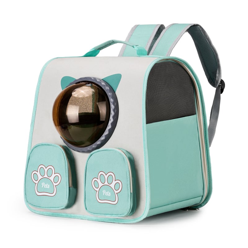 Rucsac pentru pisică – Nylon, model geometric, pliabil, portabil