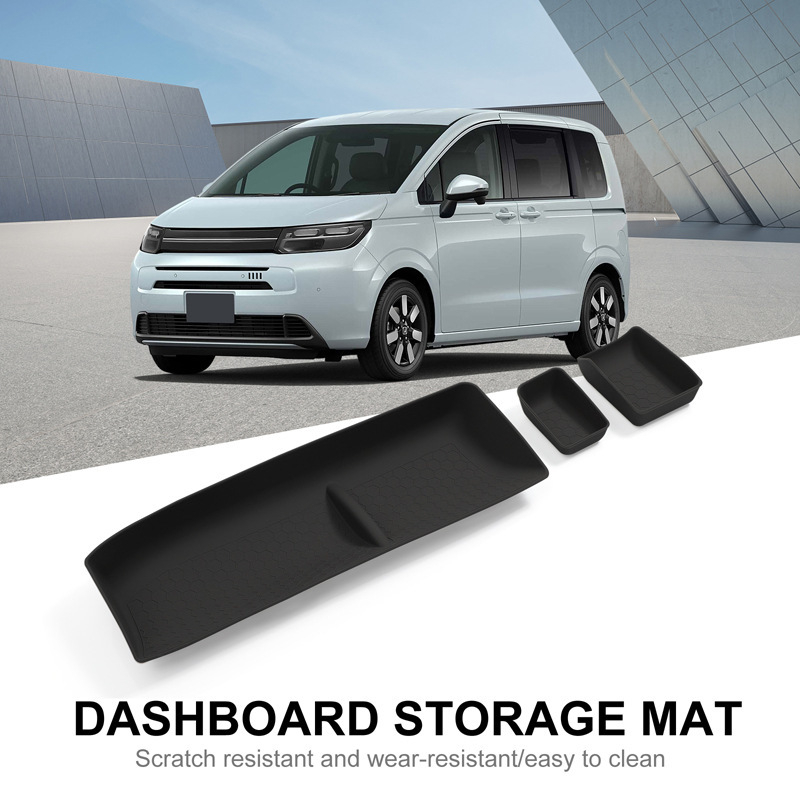 Set din silicon pentru bordul de instrumente și suport pentru pahare pentru Honda Freed, personalizabil cu imprimare de logo