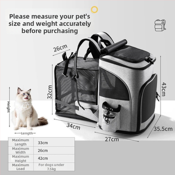 Rucsac EVA pentru animale de companie, extensibil, capacitate 10–20, pentru câini și pisici, portabil și pliabil, design respirabil, brand Saint Long