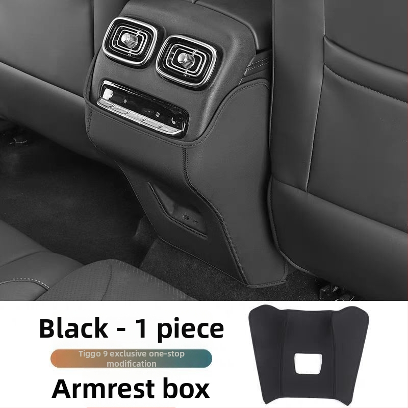 Chery Tiggo 9 — антискок подложка за задната седалка с защита на облегалката за подлакътник – интериорен аксесоар за модификация