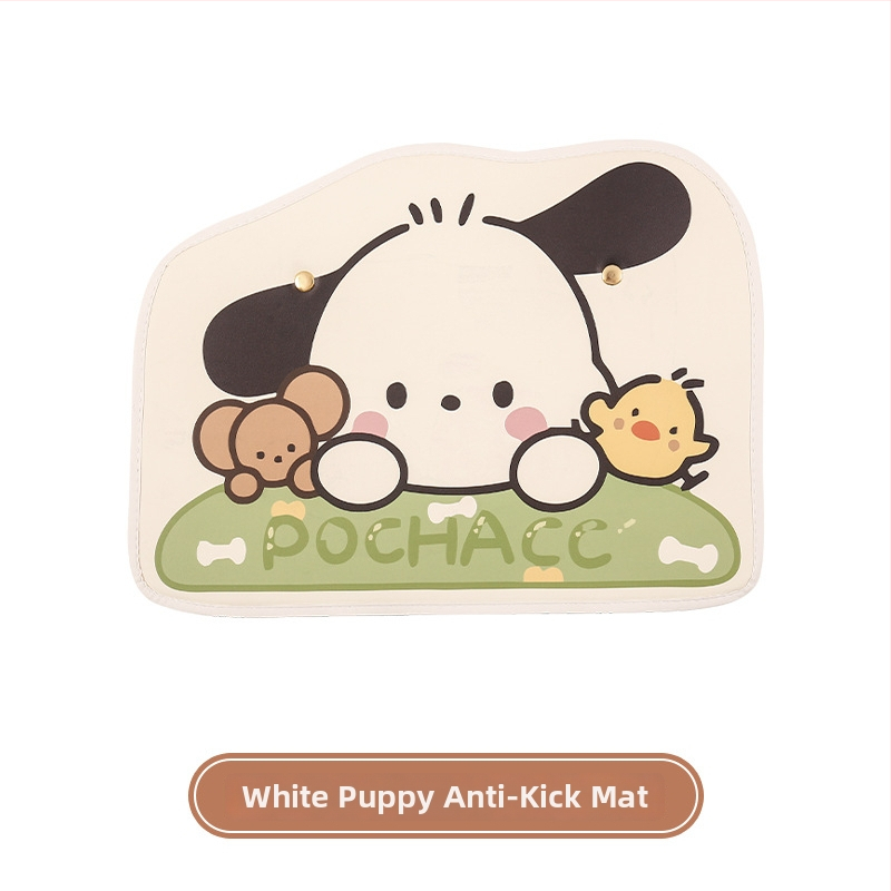 Подпора за гръб на автомобилна седалка с карикатурен дизайн, PU материал, пяна пълнеж, за всички сезони